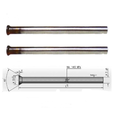 Estruendo principal cónico de los pernos y de las mangas del eyector del molde D 1530 con endurecido