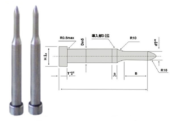 El sacador del dado de Alcrona fija SKH51, sellando el sacador de la perforación rectangular modificado para requisitos particulares