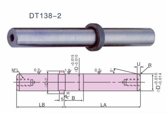 Estándar del pilar de la guía de Guide Pin Stripper Cross JIS del separador del estruendo de HRC 58