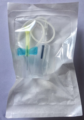Aguja 21G 22G 23G 25G de la colección de la sangre de la seguridad