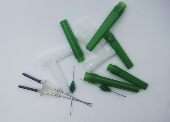 Sistema de goma 21G 22G de la aguja de la colección de la sangre de la manga de la muestra multi